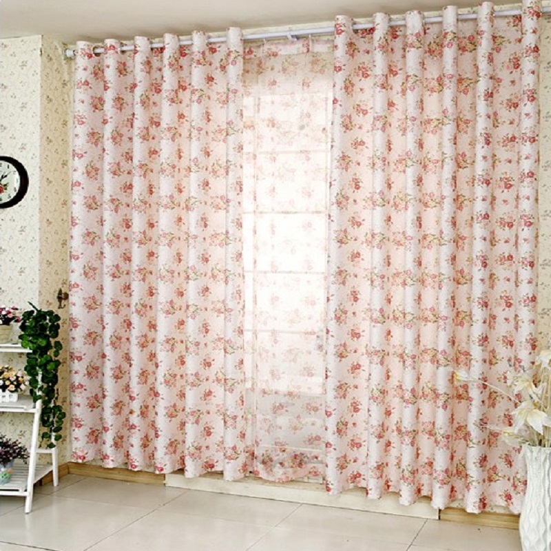 Country Rose Curtain Set